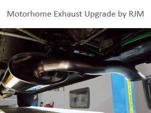 Stainless steel exhausts for motorhomes